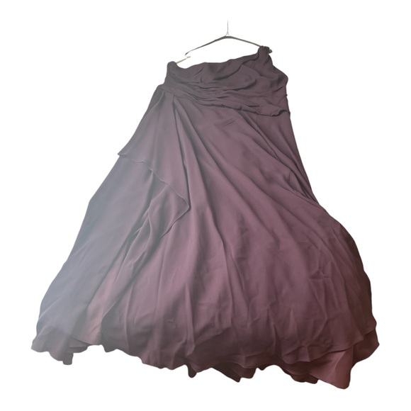 DB Studio One-Shoulder Georgette Cascade Dress - Picture 5 of 6